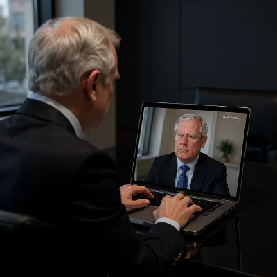 The Unified Query - showing a moment of clarity and strategic action.