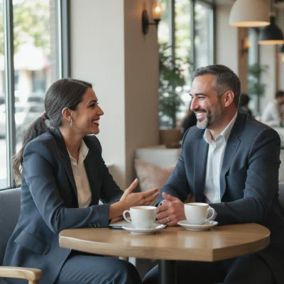 The Perfect First Impression - representing the successful human outcome.